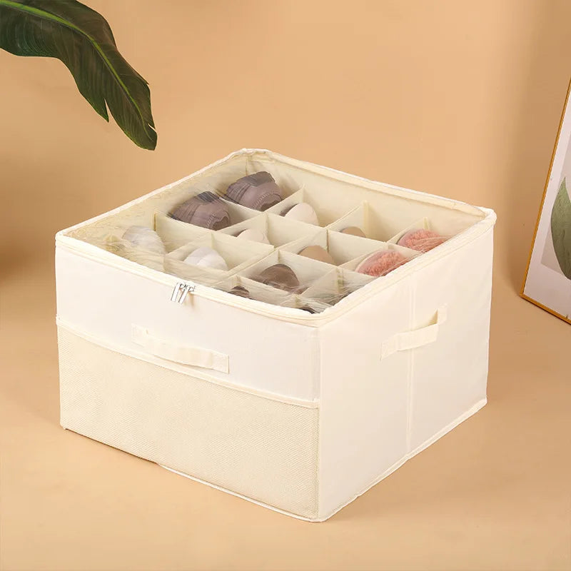 Cross-border Foldable Multi-functional Shoes Storage Box